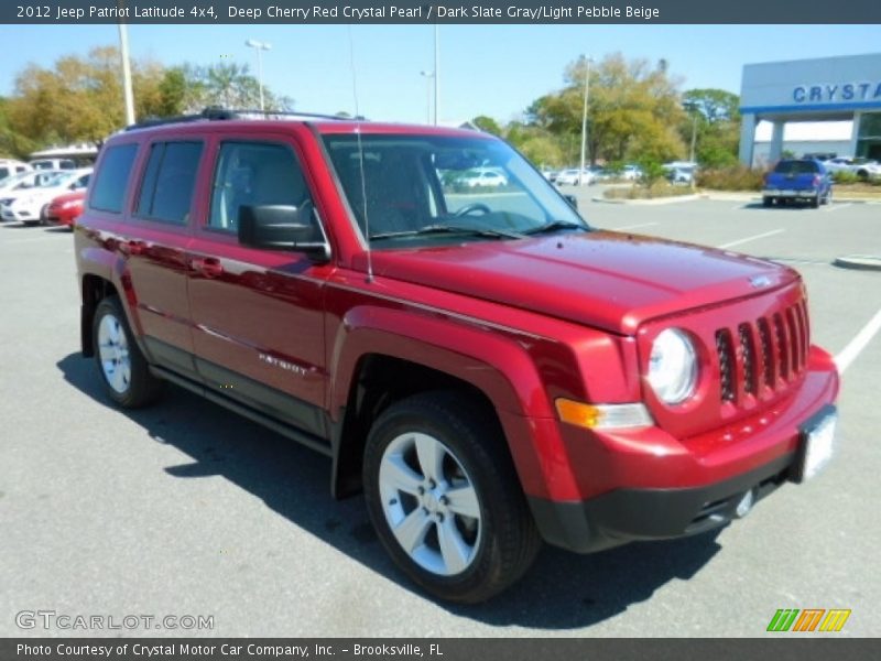 Deep Cherry Red Crystal Pearl / Dark Slate Gray/Light Pebble Beige 2012 Jeep Patriot Latitude 4x4