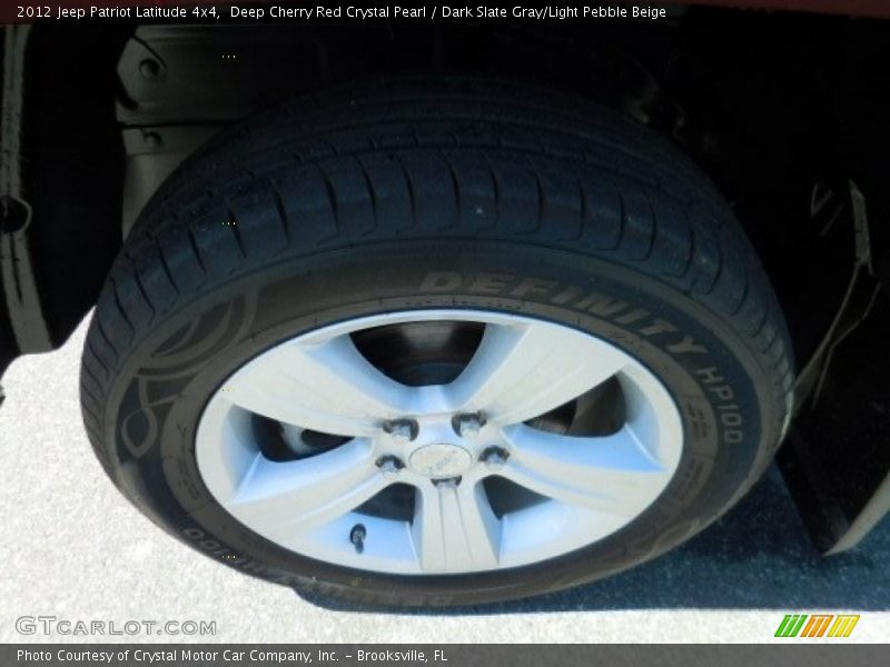 Deep Cherry Red Crystal Pearl / Dark Slate Gray/Light Pebble Beige 2012 Jeep Patriot Latitude 4x4