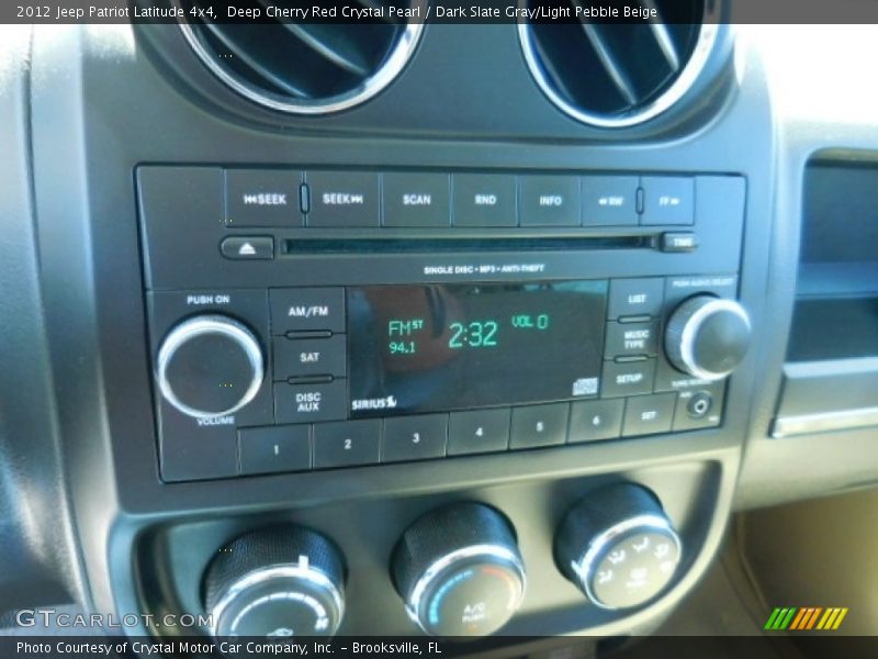 Deep Cherry Red Crystal Pearl / Dark Slate Gray/Light Pebble Beige 2012 Jeep Patriot Latitude 4x4