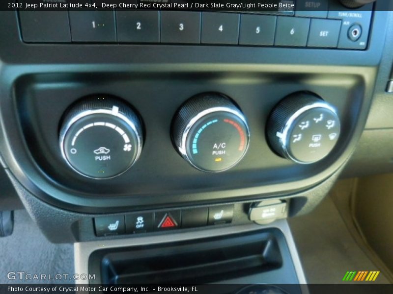 Deep Cherry Red Crystal Pearl / Dark Slate Gray/Light Pebble Beige 2012 Jeep Patriot Latitude 4x4