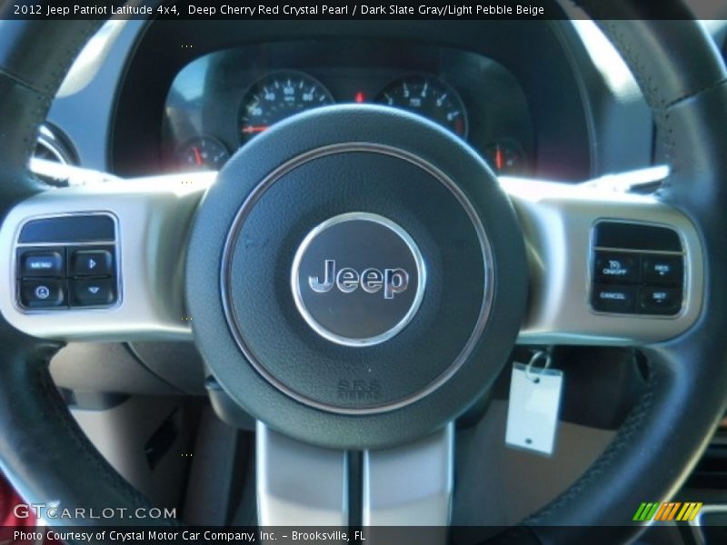 Deep Cherry Red Crystal Pearl / Dark Slate Gray/Light Pebble Beige 2012 Jeep Patriot Latitude 4x4