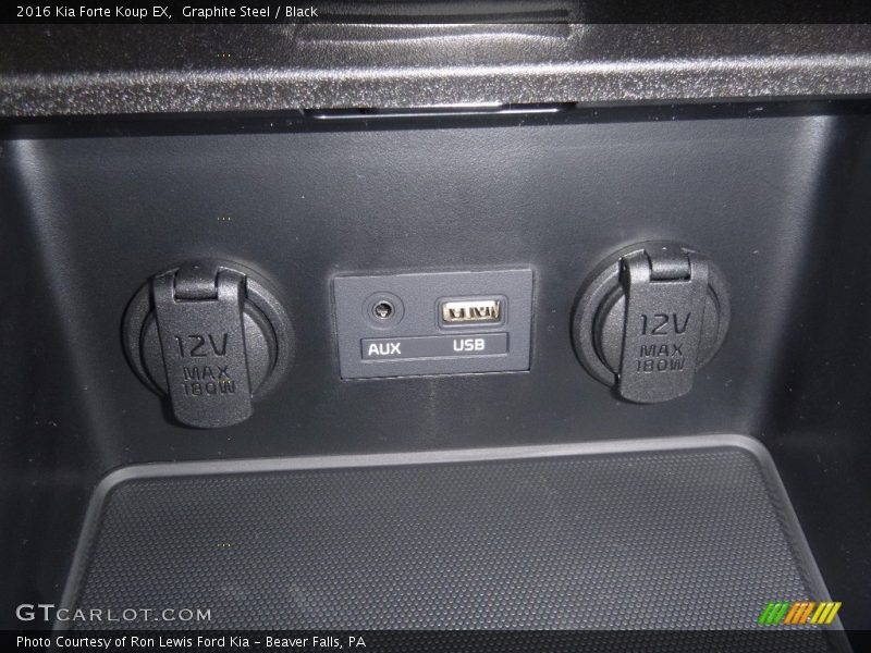 Controls of 2016 Forte Koup EX