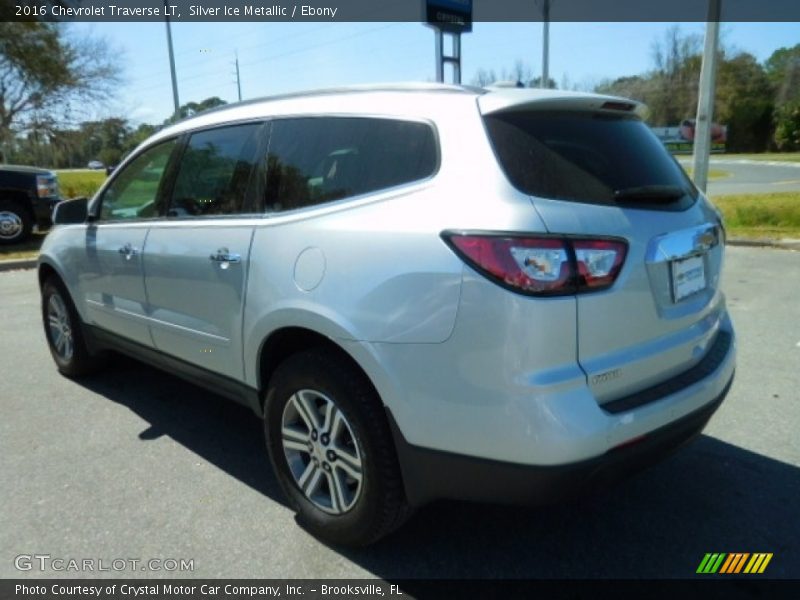 Silver Ice Metallic / Ebony 2016 Chevrolet Traverse LT