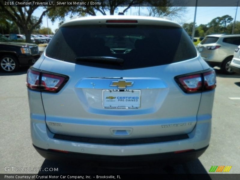 Silver Ice Metallic / Ebony 2016 Chevrolet Traverse LT
