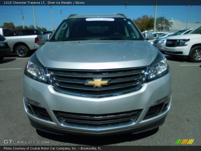 Silver Ice Metallic / Ebony 2016 Chevrolet Traverse LT