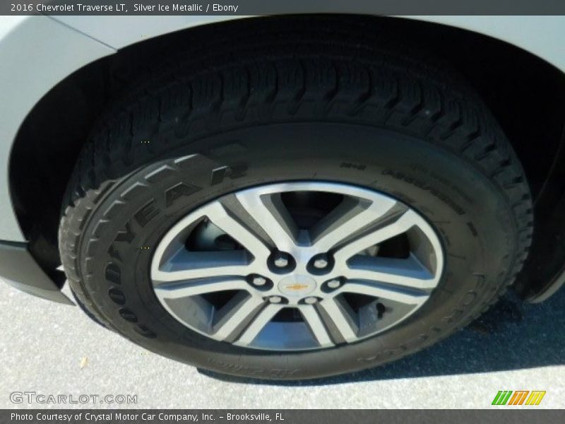 Silver Ice Metallic / Ebony 2016 Chevrolet Traverse LT