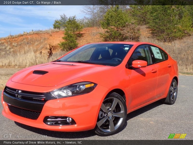 Go Mango / Black 2016 Dodge Dart GT