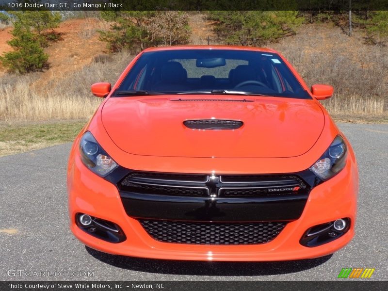 Go Mango / Black 2016 Dodge Dart GT