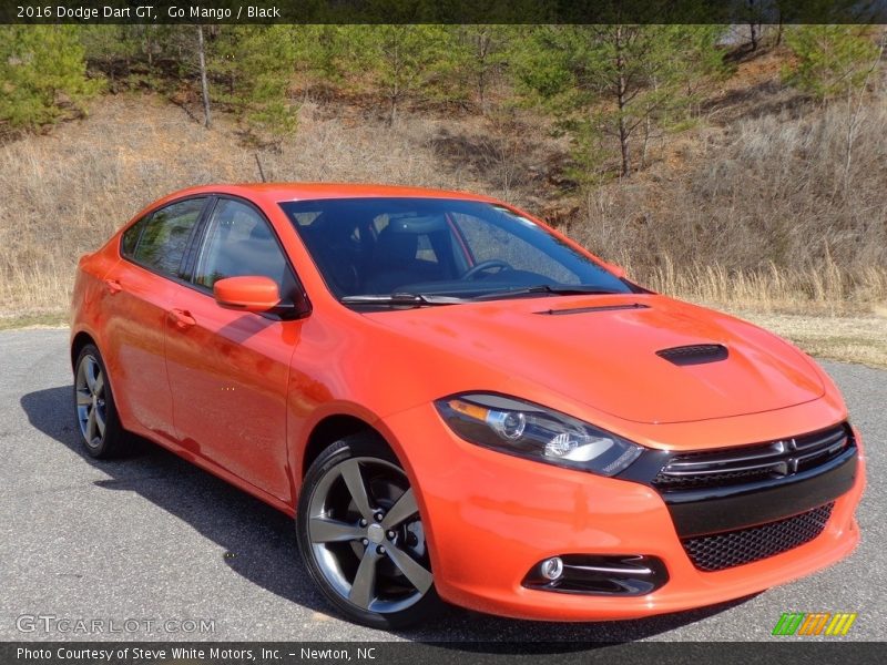 Go Mango / Black 2016 Dodge Dart GT