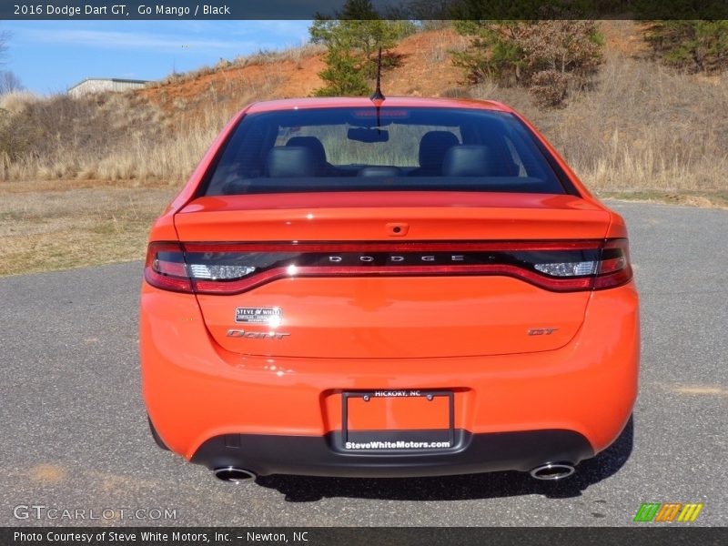 Go Mango / Black 2016 Dodge Dart GT
