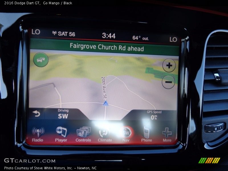 Go Mango / Black 2016 Dodge Dart GT