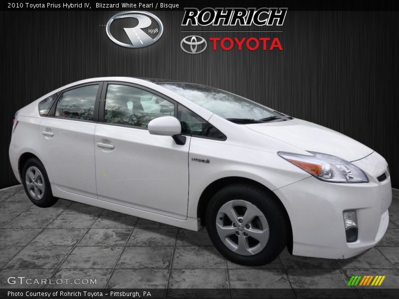 Blizzard White Pearl / Bisque 2010 Toyota Prius Hybrid IV