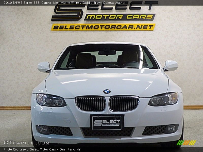 Alpine White / Saddle Brown Dakota Leather 2010 BMW 3 Series 335i Convertible