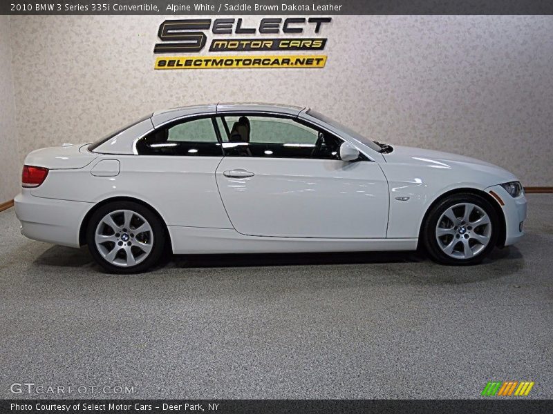 Alpine White / Saddle Brown Dakota Leather 2010 BMW 3 Series 335i Convertible