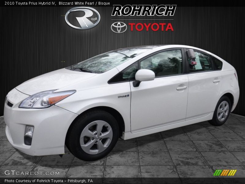 Blizzard White Pearl / Bisque 2010 Toyota Prius Hybrid IV