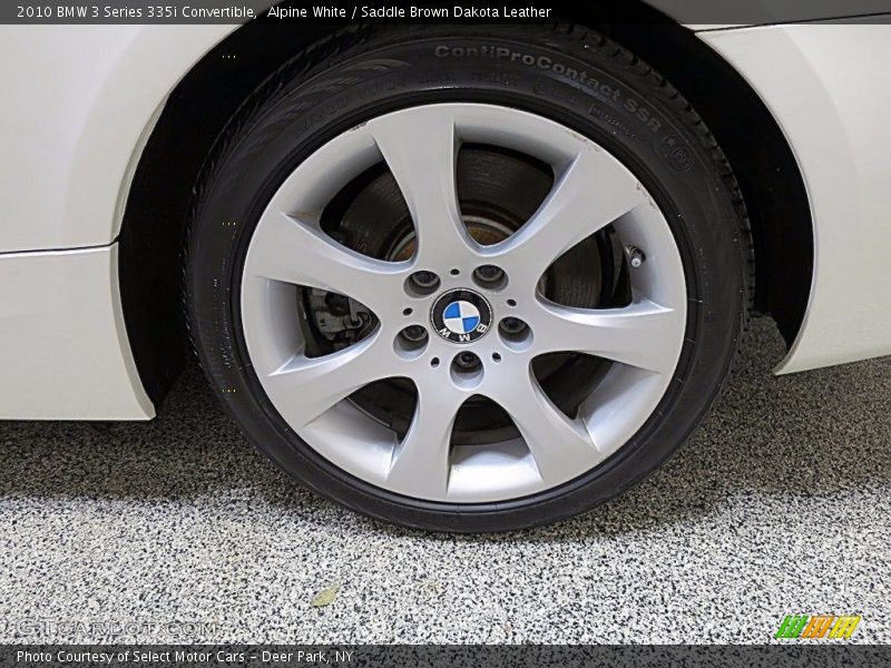 Alpine White / Saddle Brown Dakota Leather 2010 BMW 3 Series 335i Convertible