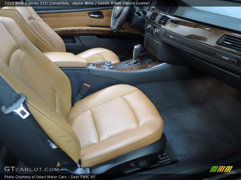 Alpine White / Saddle Brown Dakota Leather 2010 BMW 3 Series 335i Convertible