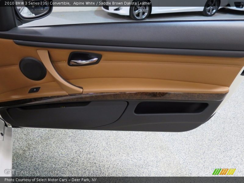 Alpine White / Saddle Brown Dakota Leather 2010 BMW 3 Series 335i Convertible