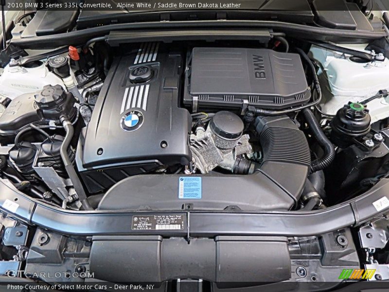 Alpine White / Saddle Brown Dakota Leather 2010 BMW 3 Series 335i Convertible