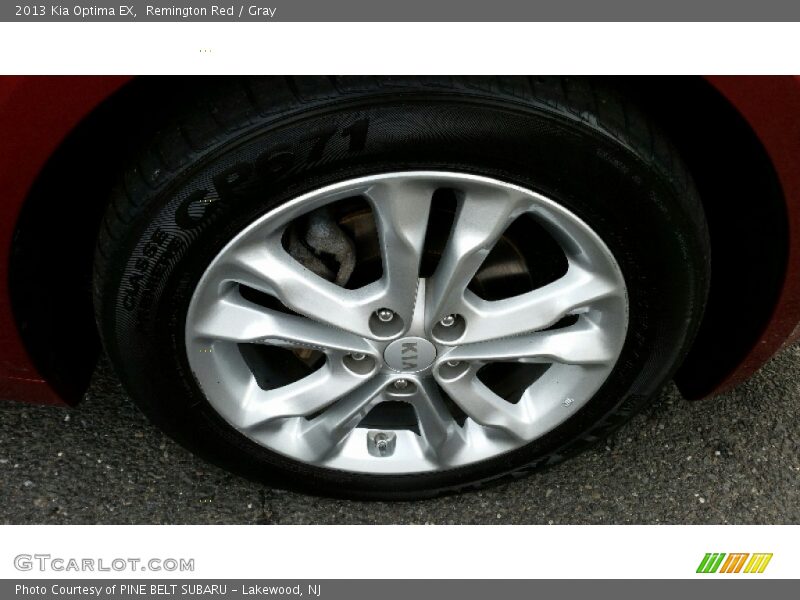 Remington Red / Gray 2013 Kia Optima EX