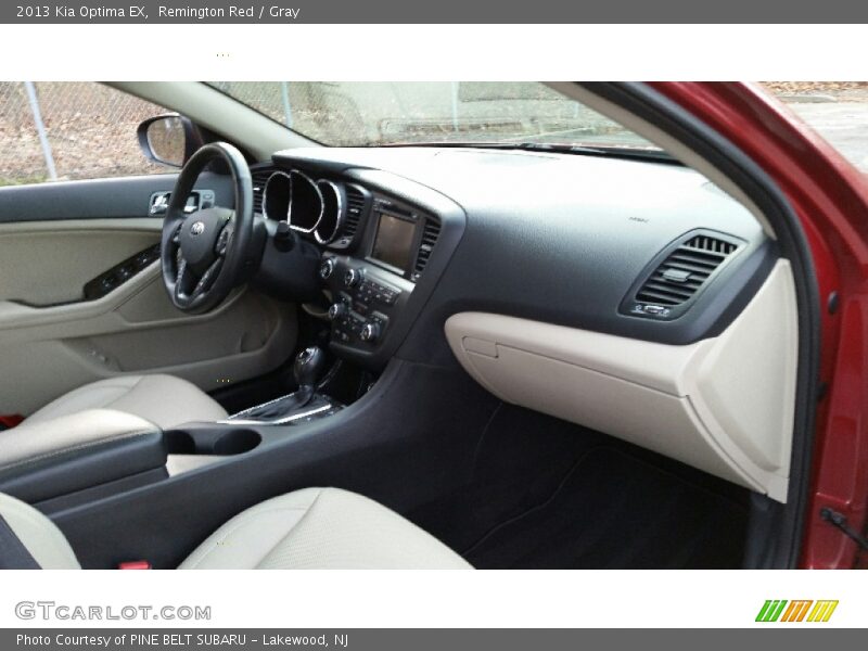 Remington Red / Gray 2013 Kia Optima EX