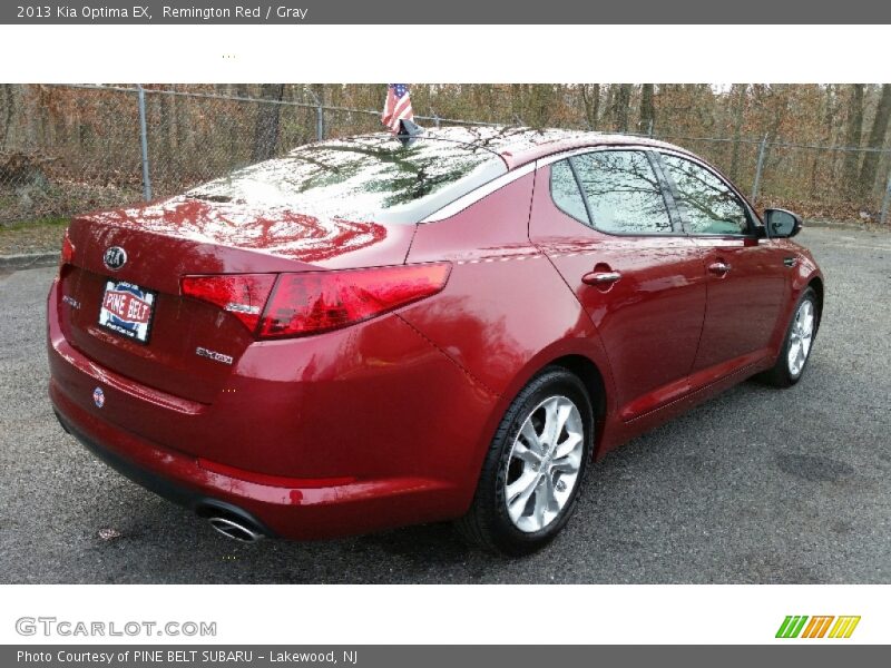 Remington Red / Gray 2013 Kia Optima EX