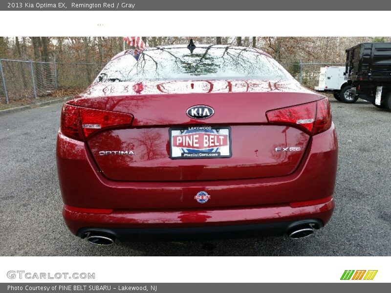 Remington Red / Gray 2013 Kia Optima EX