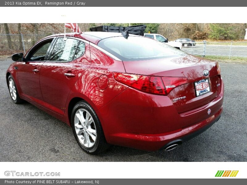 Remington Red / Gray 2013 Kia Optima EX