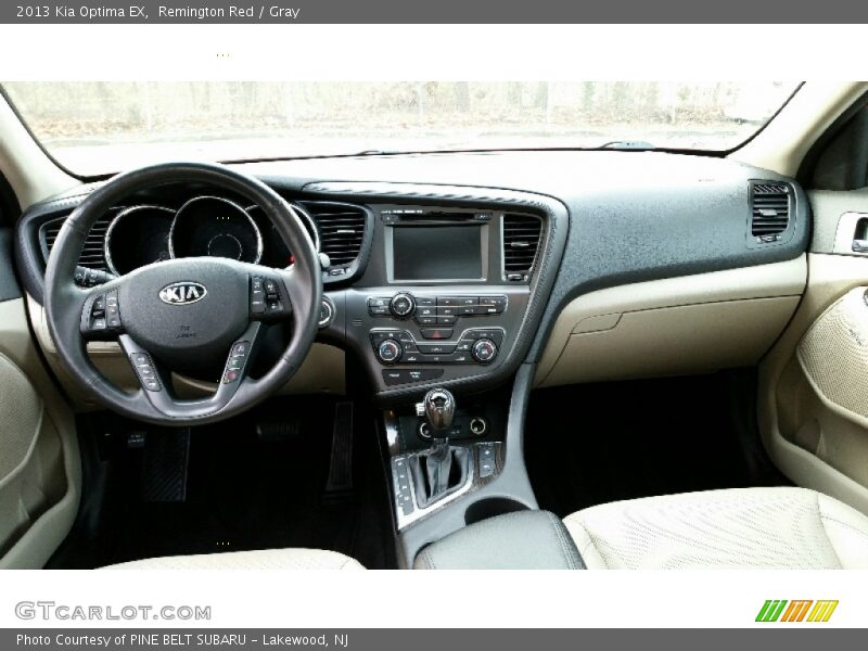 Remington Red / Gray 2013 Kia Optima EX