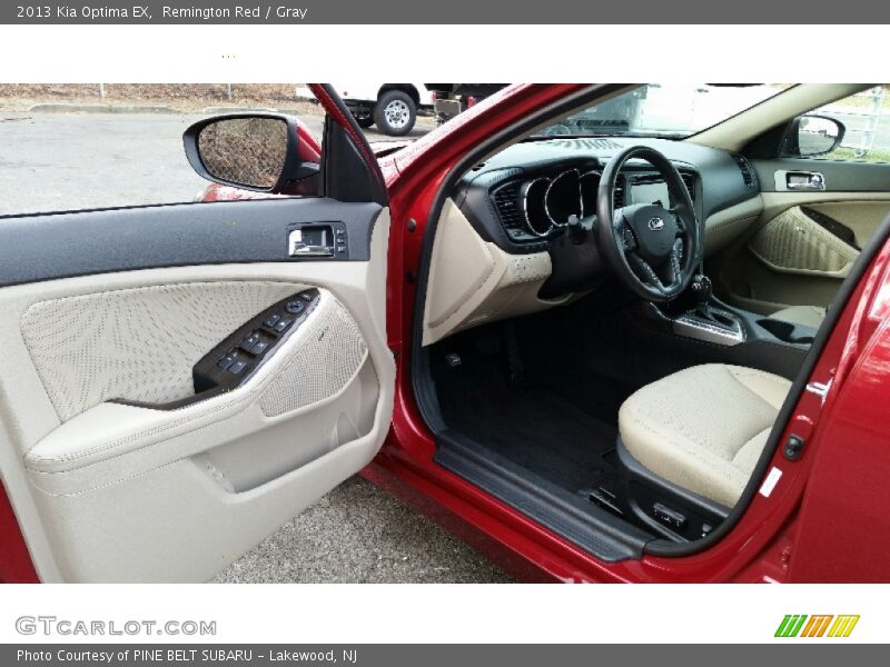 Remington Red / Gray 2013 Kia Optima EX