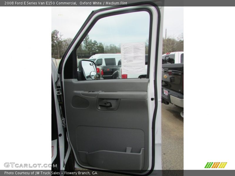 Oxford White / Medium Flint 2008 Ford E Series Van E150 Commercial