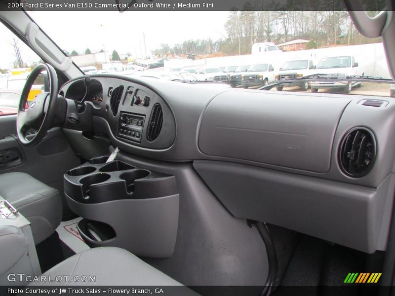 Oxford White / Medium Flint 2008 Ford E Series Van E150 Commercial