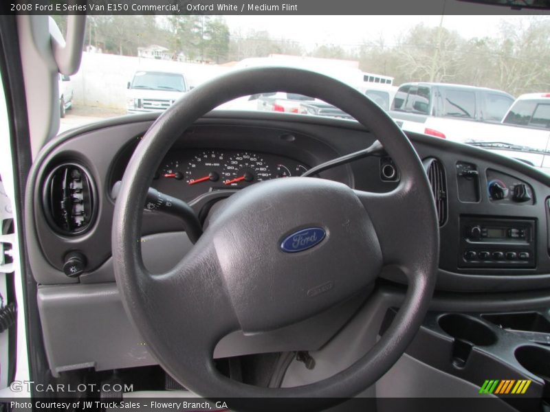 Oxford White / Medium Flint 2008 Ford E Series Van E150 Commercial