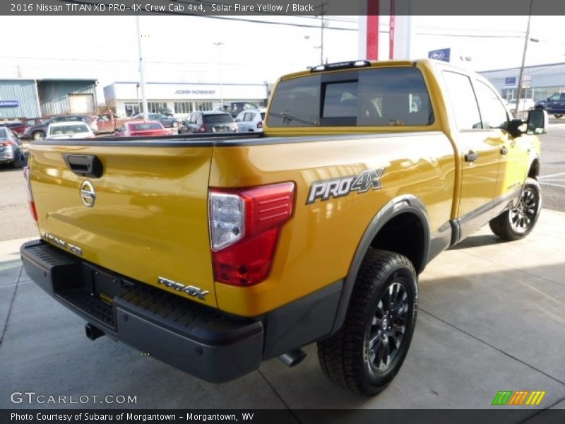 Solar Flare Yellow / Black 2016 Nissan TITAN XD PRO-4X Crew Cab 4x4