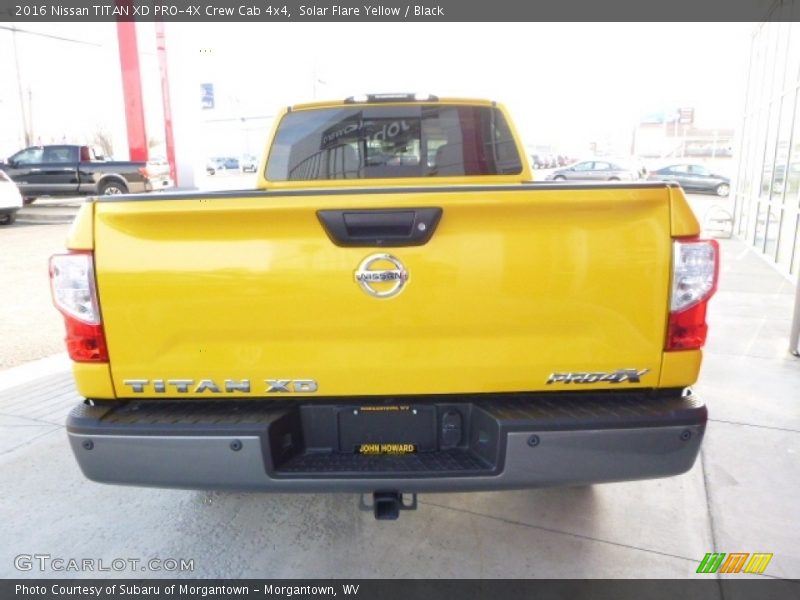 Solar Flare Yellow / Black 2016 Nissan TITAN XD PRO-4X Crew Cab 4x4