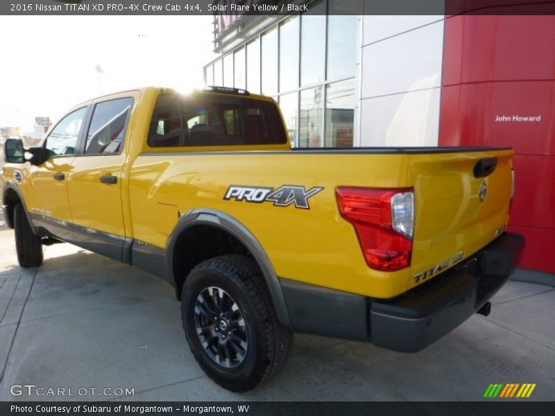 Solar Flare Yellow / Black 2016 Nissan TITAN XD PRO-4X Crew Cab 4x4