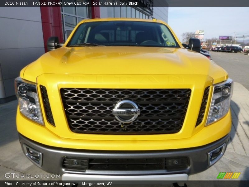 Solar Flare Yellow / Black 2016 Nissan TITAN XD PRO-4X Crew Cab 4x4