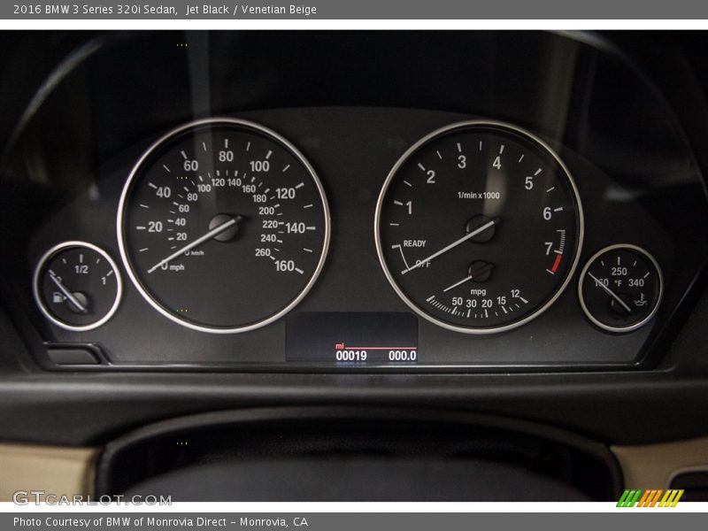 Jet Black / Venetian Beige 2016 BMW 3 Series 320i Sedan