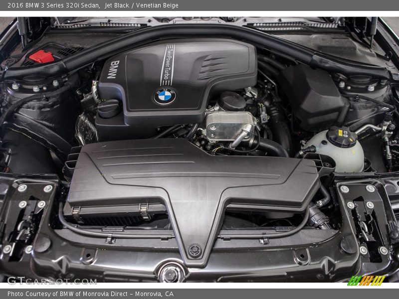 Jet Black / Venetian Beige 2016 BMW 3 Series 320i Sedan