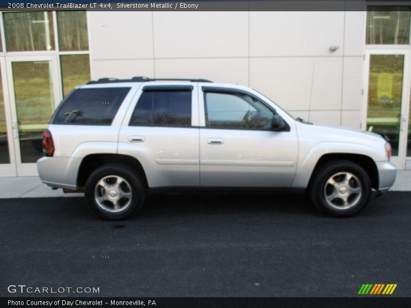 Silverstone Metallic / Ebony 2008 Chevrolet TrailBlazer LT 4x4