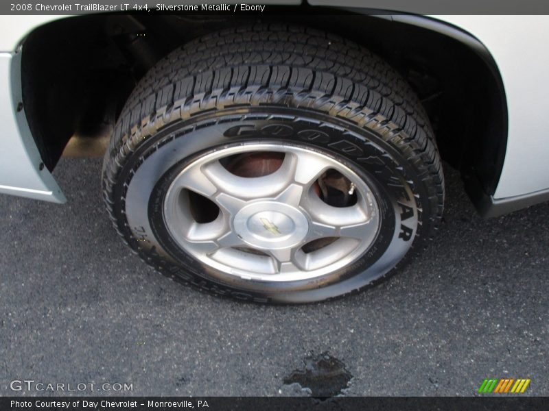 Silverstone Metallic / Ebony 2008 Chevrolet TrailBlazer LT 4x4