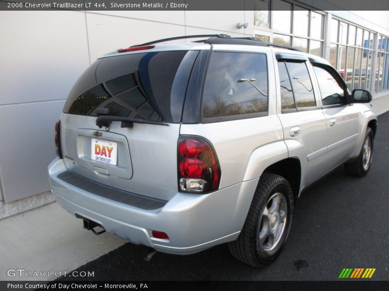 Silverstone Metallic / Ebony 2008 Chevrolet TrailBlazer LT 4x4