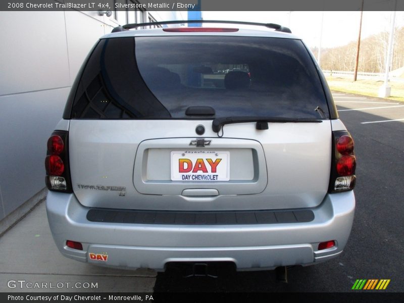 Silverstone Metallic / Ebony 2008 Chevrolet TrailBlazer LT 4x4