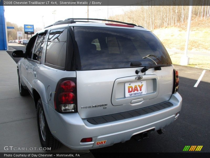 Silverstone Metallic / Ebony 2008 Chevrolet TrailBlazer LT 4x4