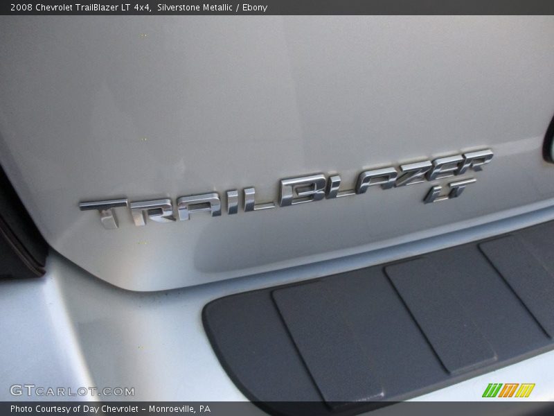 Silverstone Metallic / Ebony 2008 Chevrolet TrailBlazer LT 4x4