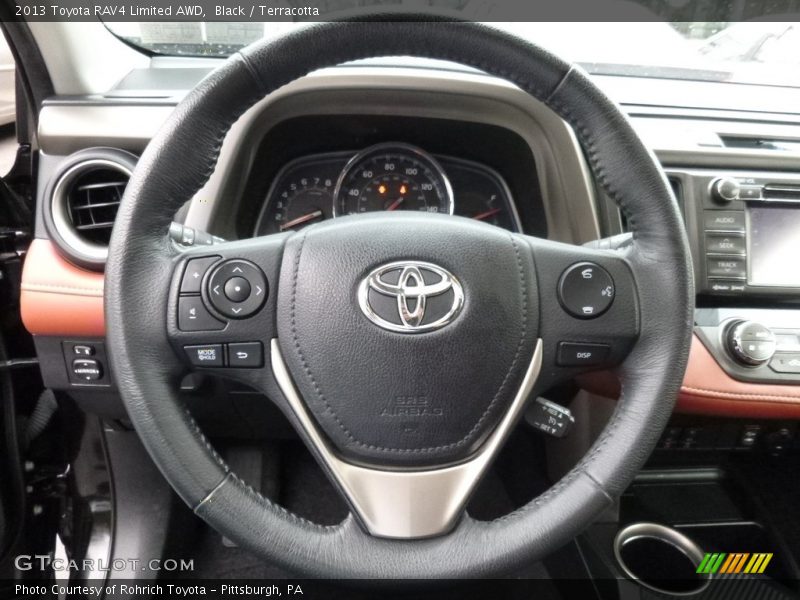 Black / Terracotta 2013 Toyota RAV4 Limited AWD
