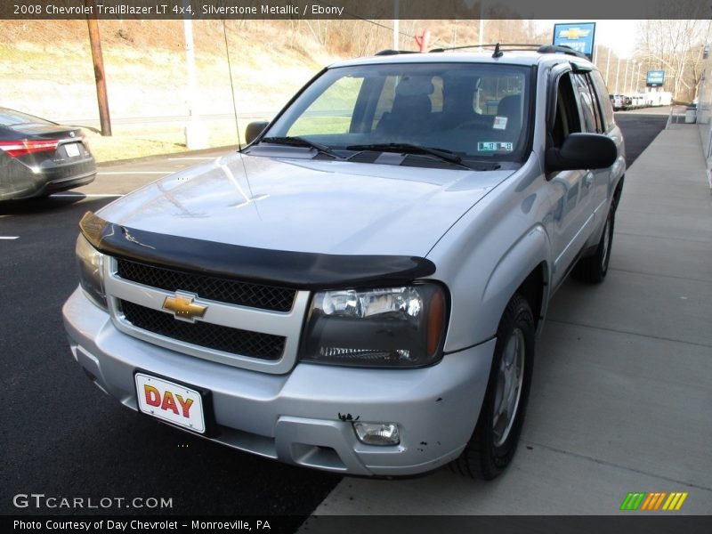 Silverstone Metallic / Ebony 2008 Chevrolet TrailBlazer LT 4x4