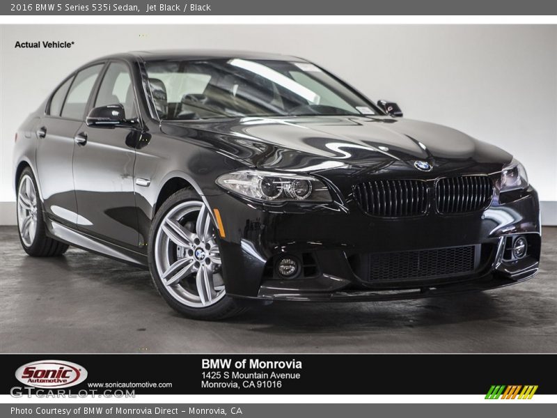 Jet Black / Black 2016 BMW 5 Series 535i Sedan