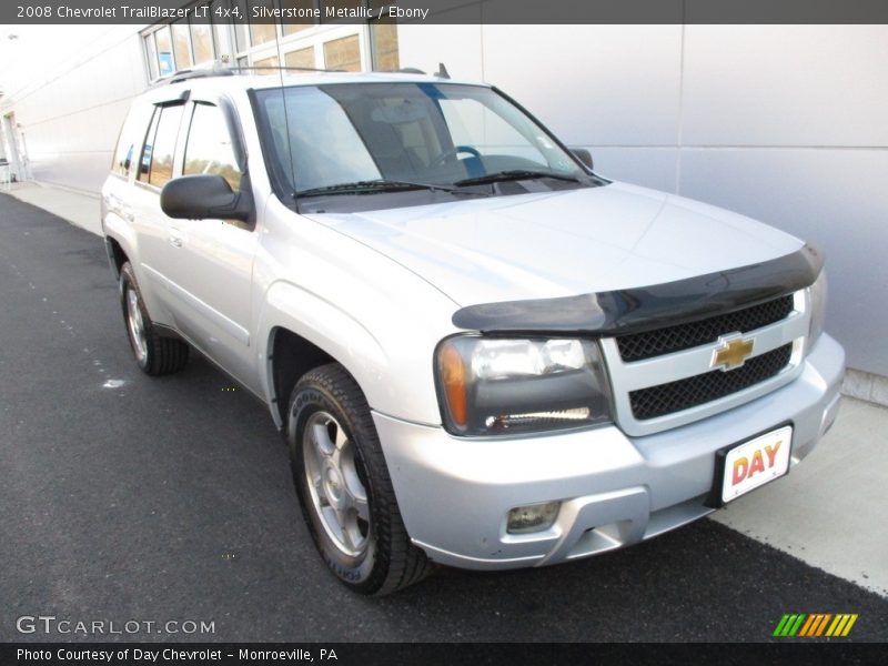 Silverstone Metallic / Ebony 2008 Chevrolet TrailBlazer LT 4x4