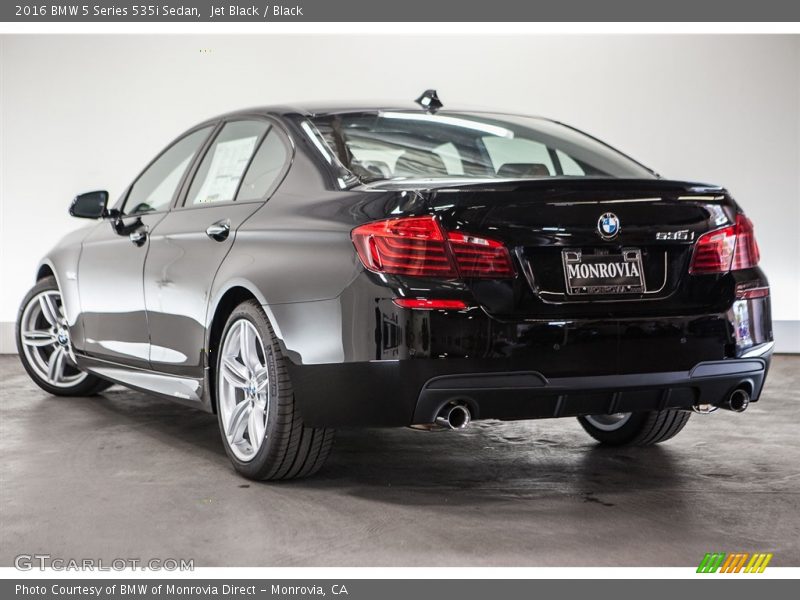 Jet Black / Black 2016 BMW 5 Series 535i Sedan